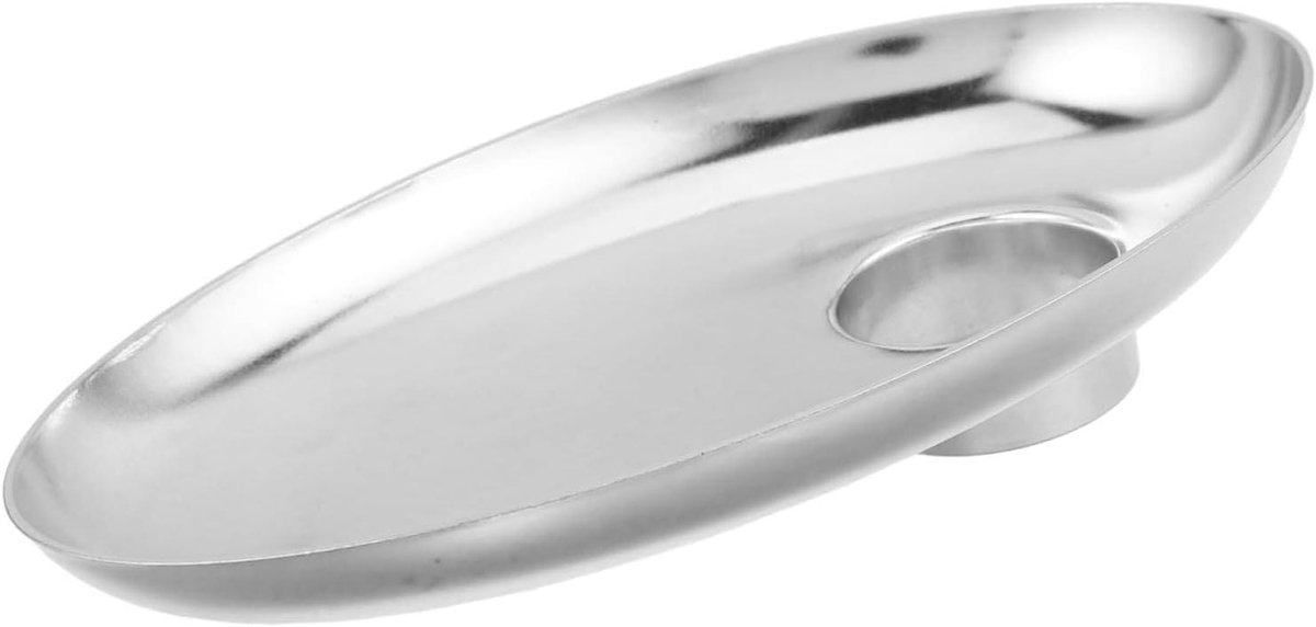 Vleesmolen Bak - Vleesbak Opvangbak - Vlees Malen - Brede Compatibiliteit - 22 x 14 x 4 cm - Zilver