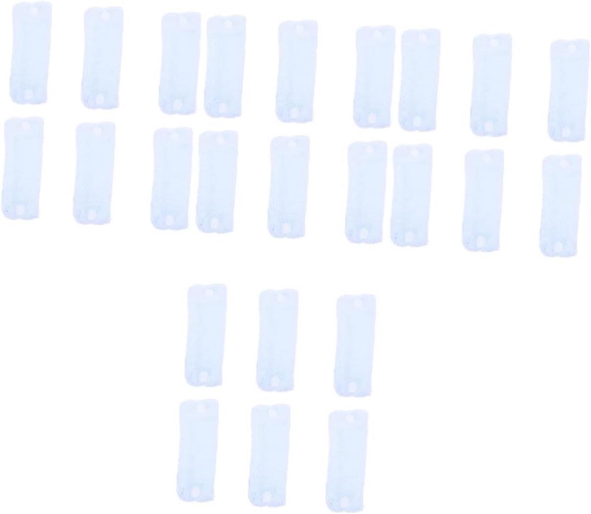Haarrollers Set - Krulspelden Foamrollers - Haar Stijlen - Hittevrij Krullen - 24 Stuks - Blauw