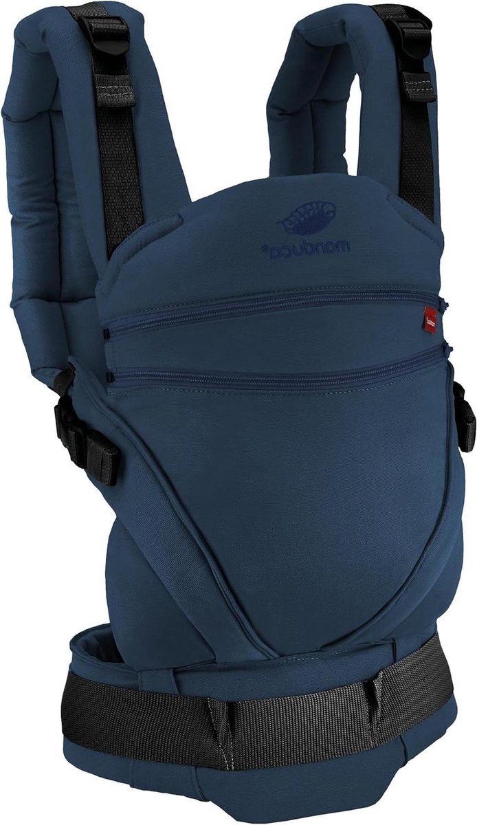 Baby Draagzak - Draagdoek Baby - Veilig Dragen - Verstelbare Zitbreedte - Geboorte tot Peuter - Happy Wave