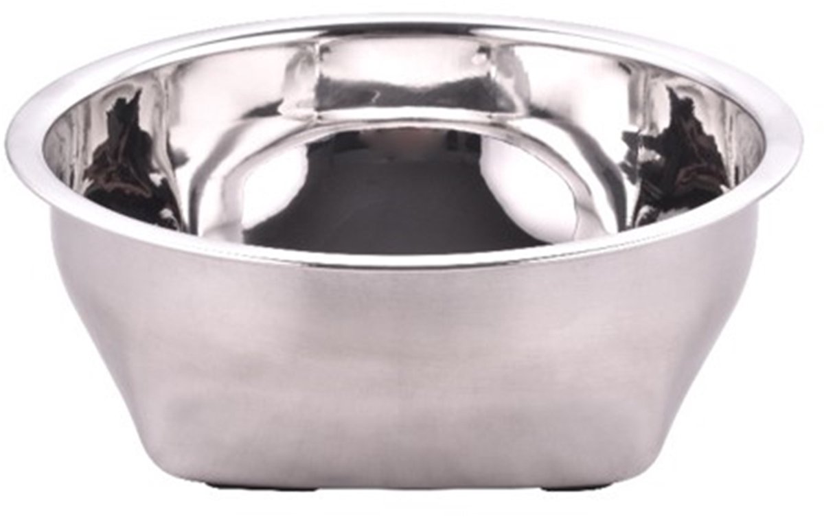 Quapas! Voerbak RVS Dubbelwandig 21CM / 1800ML