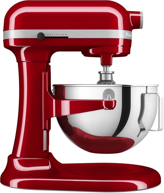 Roestvrijstalen Mixer Kom - Keukenmachine Kom - Bakken en Mixen - 10% Meer Capaciteit - 5.2 Liter - Zilver — afbeelding 2