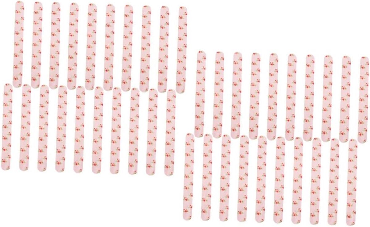 Nagelvijlen Set - Nagelvijl Buffer - Nagels Vormgeven - Dubbelzijdig - 40 Stuks - Gekleurd
