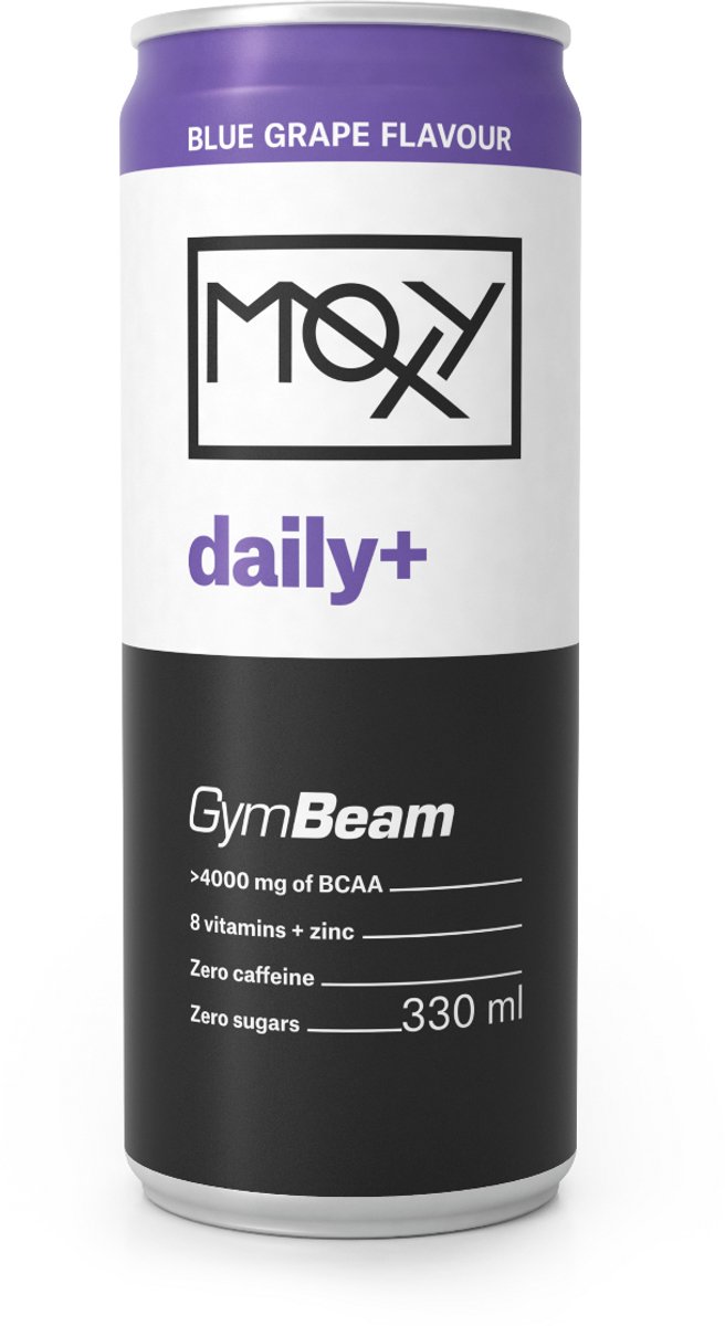 GymBeam MOXY Daily+ 330 ml blauwe druif