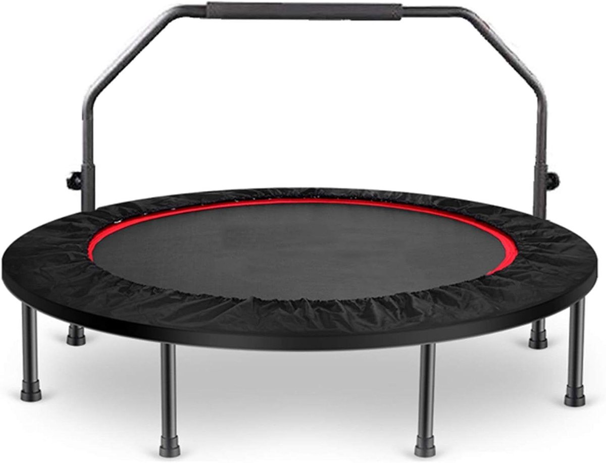 Trampoline voor Kinderen - Fitness Trampoline - Binnenshuis Trainen - Stille Springveer - 40 Inch - Zwart