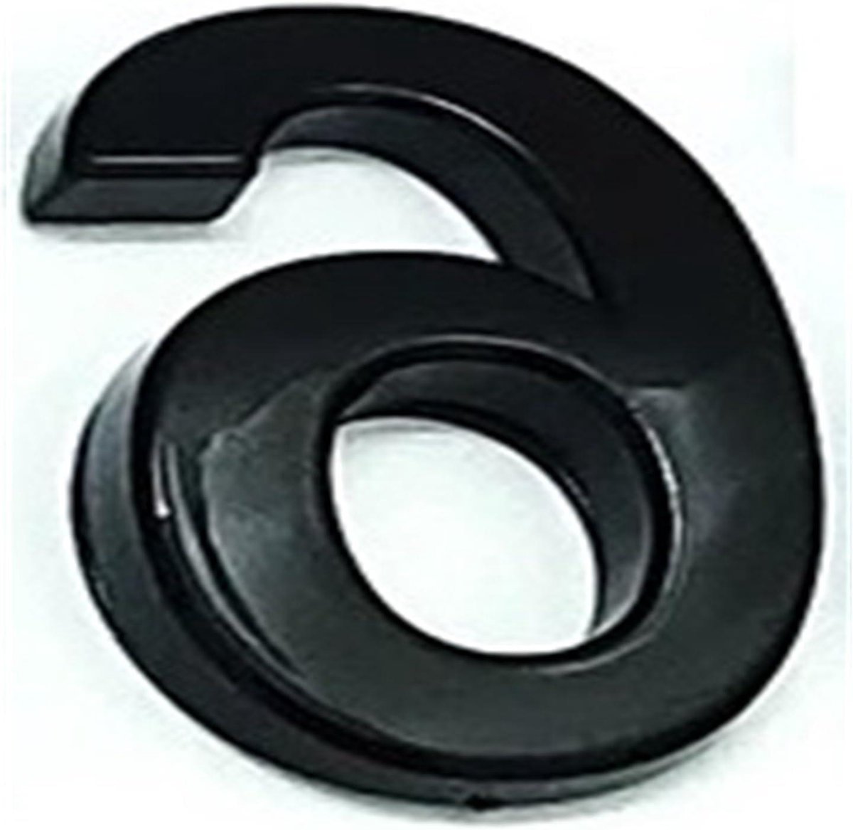 Huisnummer - Deurplaat Sticker - Adres Aangeven - Zelfklevend Acryl - 5 cm - Zwart