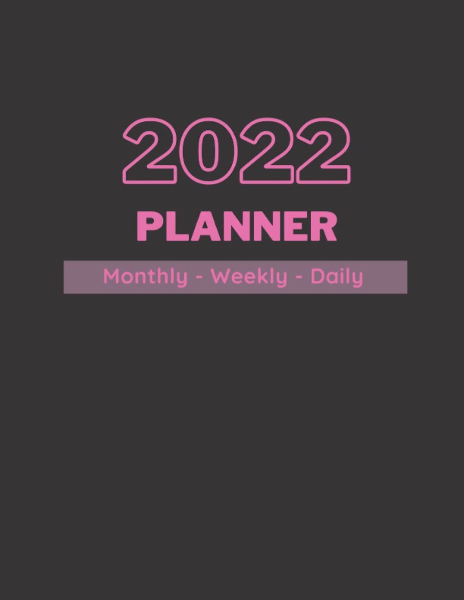 SnelShoppen - 2022 Maandelijkse Wekelijkse en Dagelijkse Planner - 12 Maanden Agenda Afspraakboekje - Grote Afmetingen 8.5 x 11 Inch Organiser - Perfe