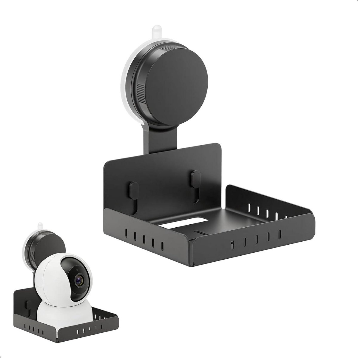Camerahouder - Wandhouder Camera - Bewaking Installeren - Zonder Boren - 10 x 12 x 10 cm - Grijs