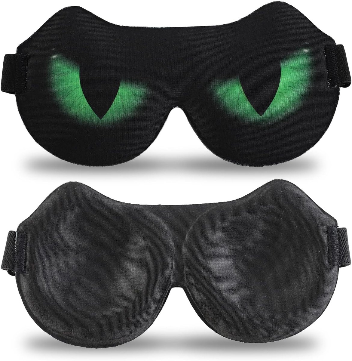 3D Slaapmaskers voor Kinderen - Verstelbare Donkere Oogbedekking met Cartoonpatroon voor Betere Slaap en Ontspanning