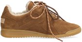 Shabbies Amsterdam - APRIL MINA Sneaker Suede Wool Warm Brown - Maat 38