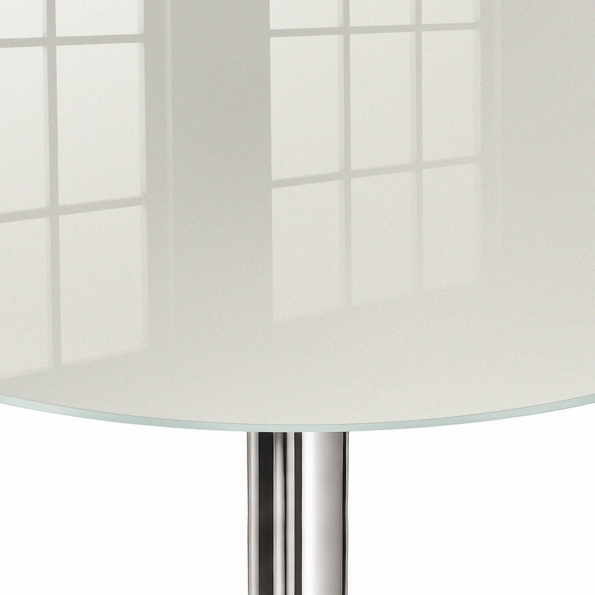 ArtPrintCave Lichte steen Glazen Tafelblad fi70 cm - Tafelblad Rond - Romig Tafelblad Glas - Achtergronden en patronen Keukentafel