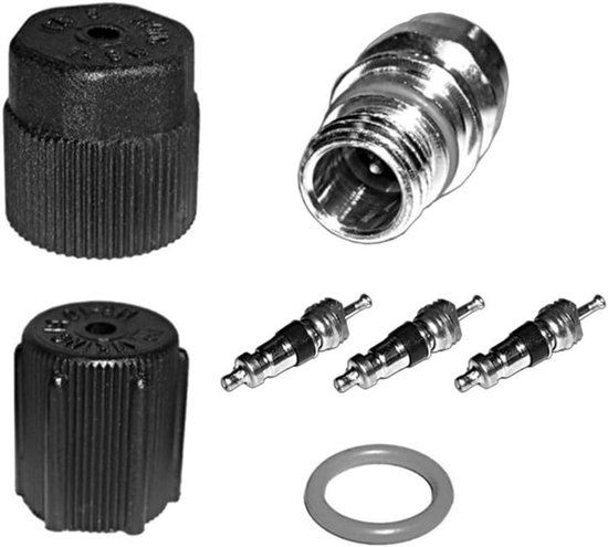 A/C Ventielkern Kit - Airco Reparatie Set - Voertuig Onderhoud - Universele Compatibiliteit - 8 Stuks - Afgebeeld — afbeelding 3