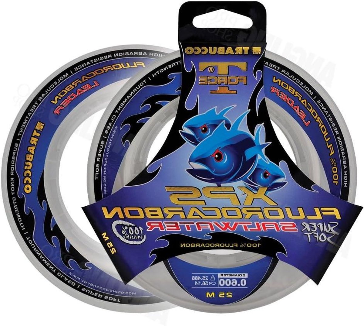 Fluorocarbon Vislijn - Zeevissen Lijn - Vissen - 100% Super Zacht - 050 mm - Transparant