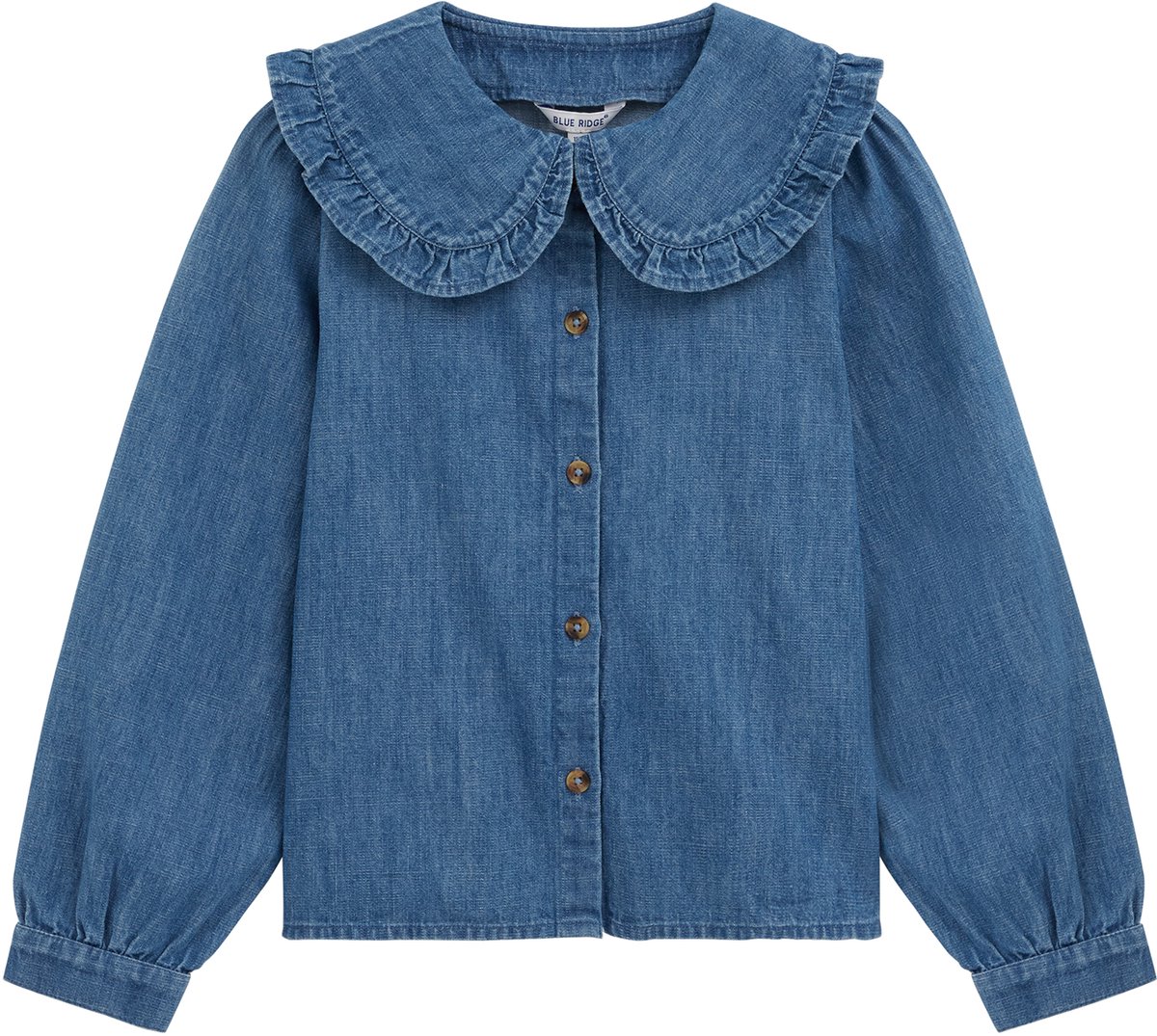WE Fashion Meisjes denim blouse