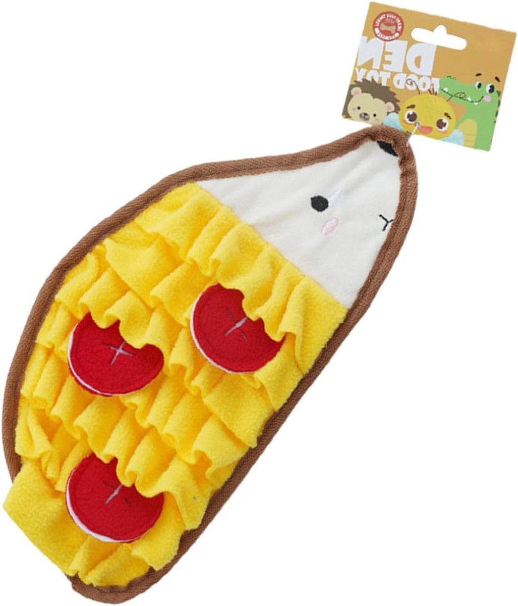 Snuffelmat Hond - Voerbak Mat - Mentale Stimulatie - Interactieve Voeruitdaging - 38 x 19 x 3 cm - Rood