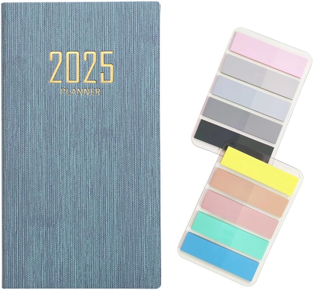 Dailygoods - 2025 A6 Zakagenda met PU-Lederen Softcover en Notities