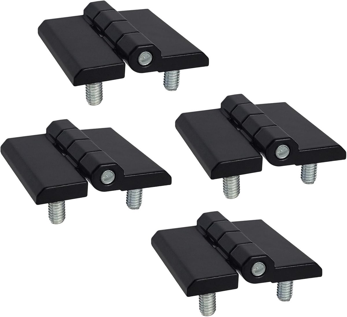 Set van 4 stuks 5cm Scharnieren van Zinklegering voor Poorten, Panelen en Raamconstructies