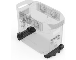 SnelShoppen - Holder voor Ecoflow Delta 3 MAX | Perfecte pasvorm voor caravan, camper, boot en thuis | Robuuste bevestiging met spanriemuitsparing en