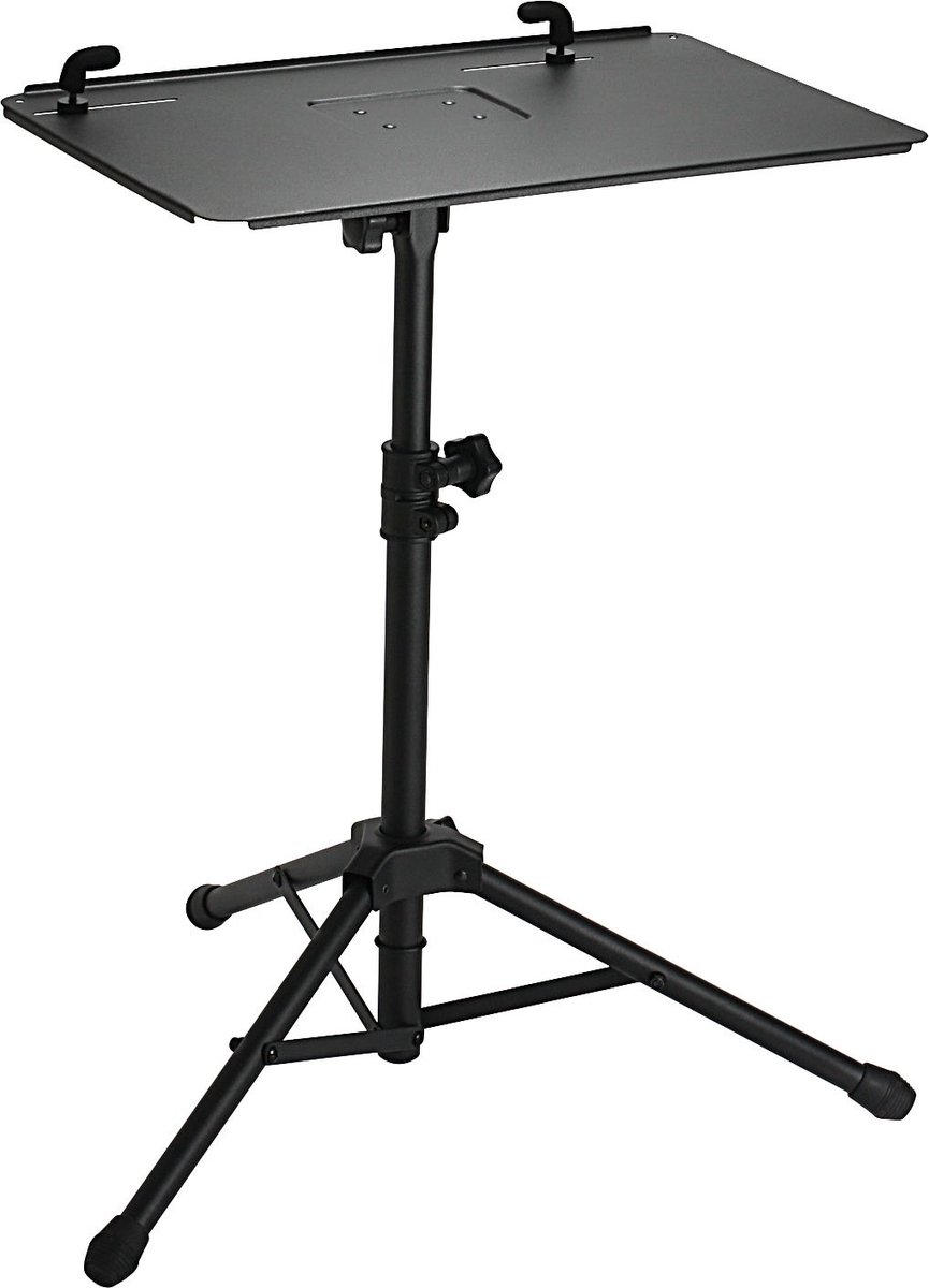SnelShoppen - Ondersteuning Stand voor PC en Laptop - Verstelbaar - Stevig - Ideaal voor Thuiswerk, Gaming, en Presentaties - Zwart