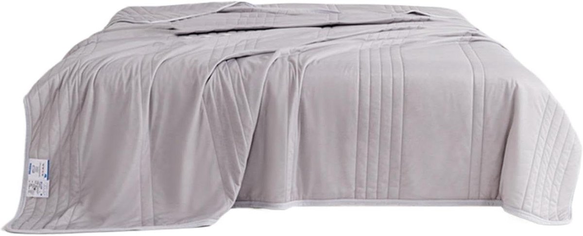 Verkoelende deken - Thermodeken ijseffect - Comfortabele slaap - Dubbelzijdig comfort - 200x230cm - Grijs