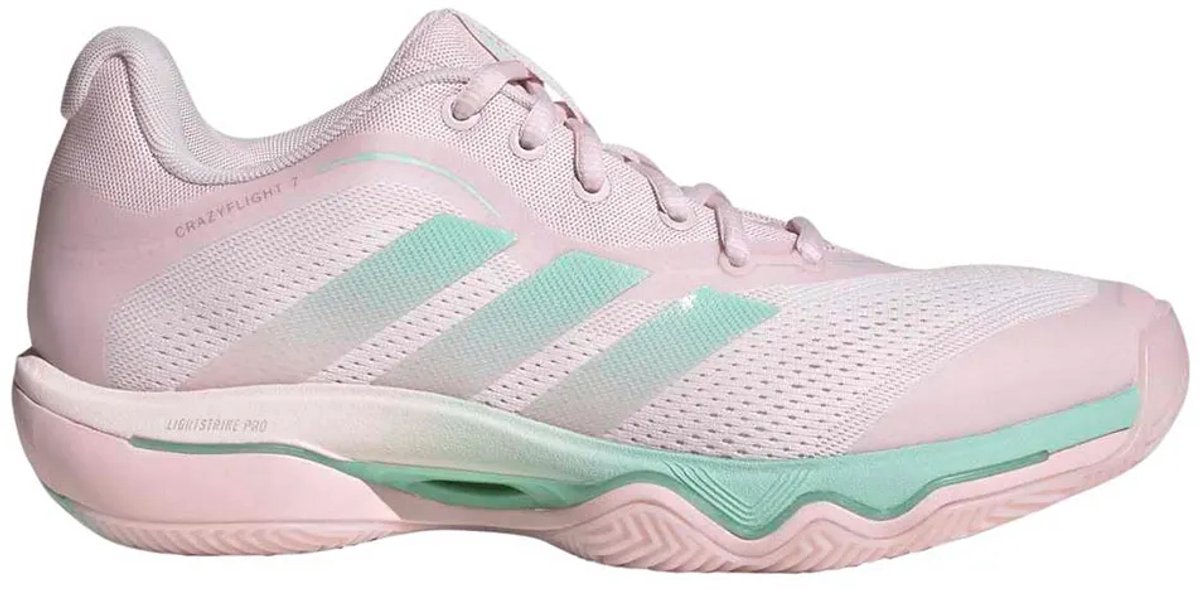 Adidas Crazyflight 7 Indoor Sportschoenen Voor Dames 2/3 Vrouw Roze