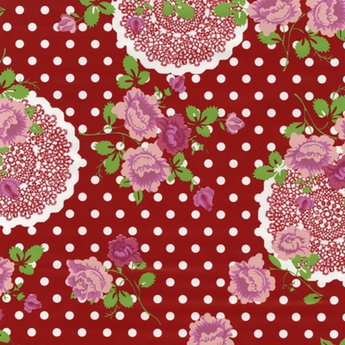 Dots&Flowers Statische raamfolie Mini rol transparant