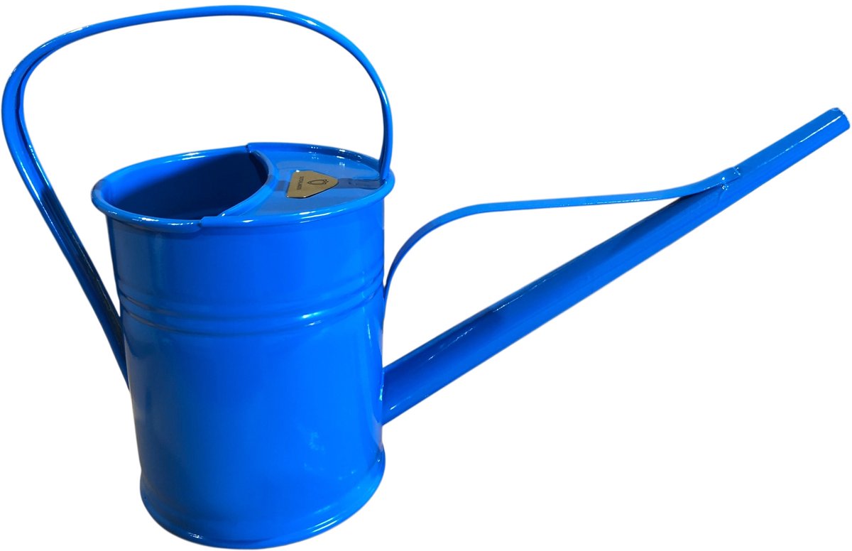 Dutchlander metalen gieter - 1,5 liter - thermisch verzinkt - hemelsblauw - Engelse stijl