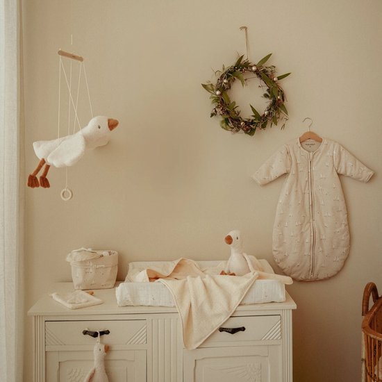 Aankleedkussenhoes - Wit - Newborn Naturals - Moon & Stars — afbeelding 5