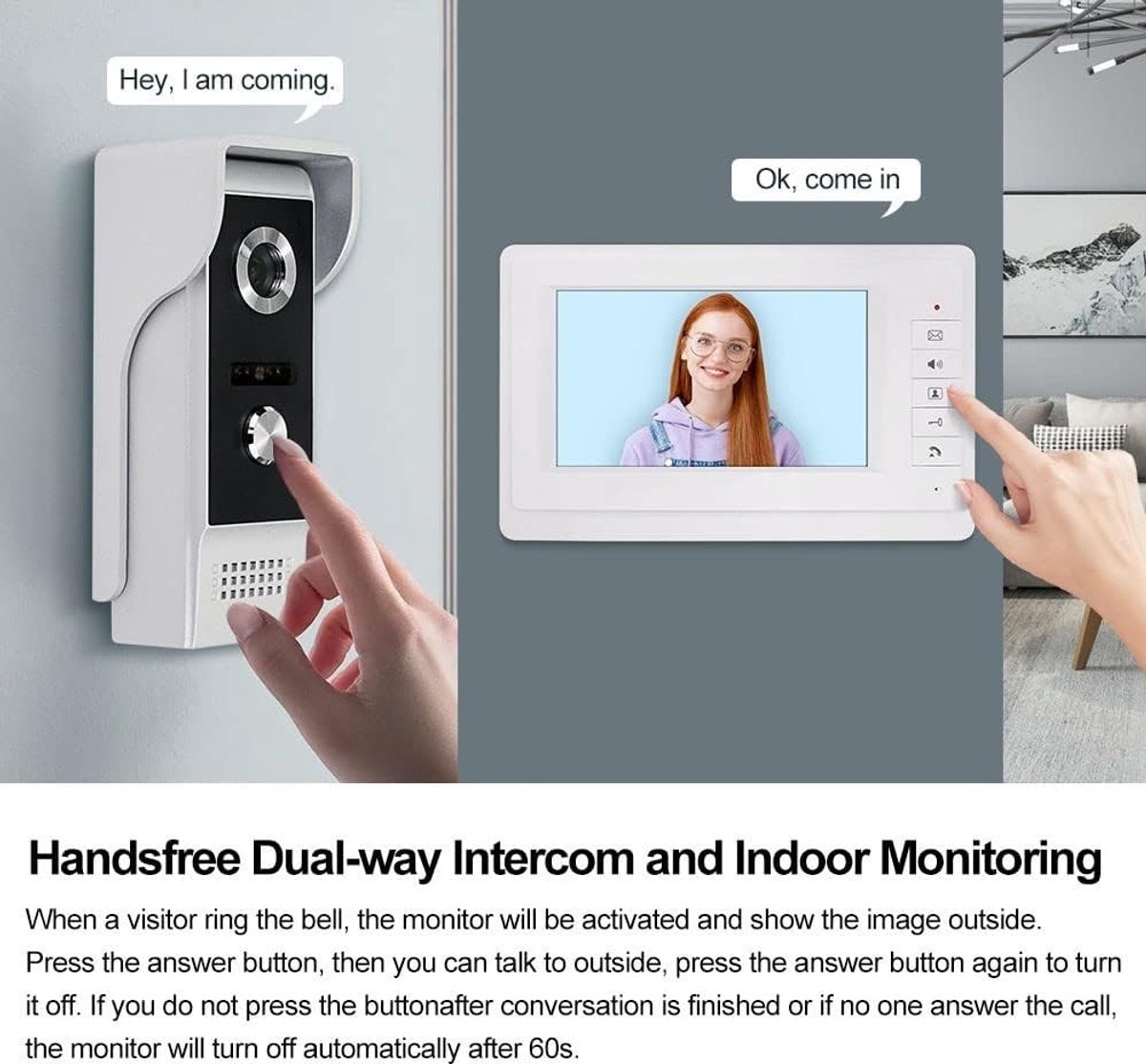 Video Intercom Systeem - Bekabeld - Nachtzicht - Waterdicht - Voor Thuisgebruik