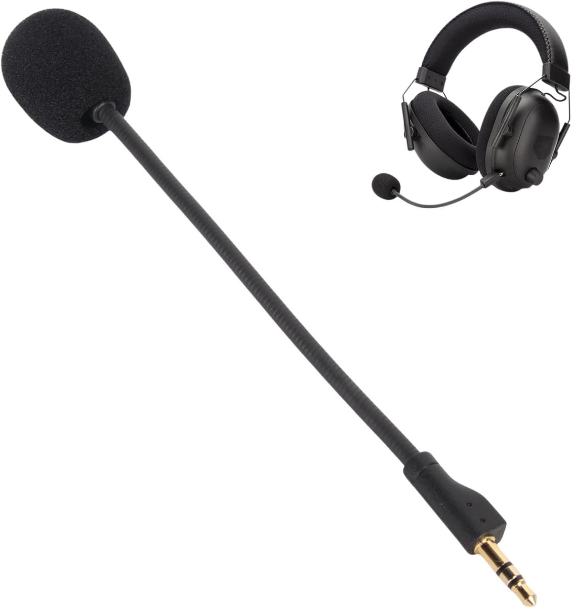 SnelShoppen - Vervangende Gaming Microfoon Arm voor G Pro/G, 3.5mm Ruisonderdrukkende Microfoon met Afneembare Microfoon voor Gaming, Streaming en Pod