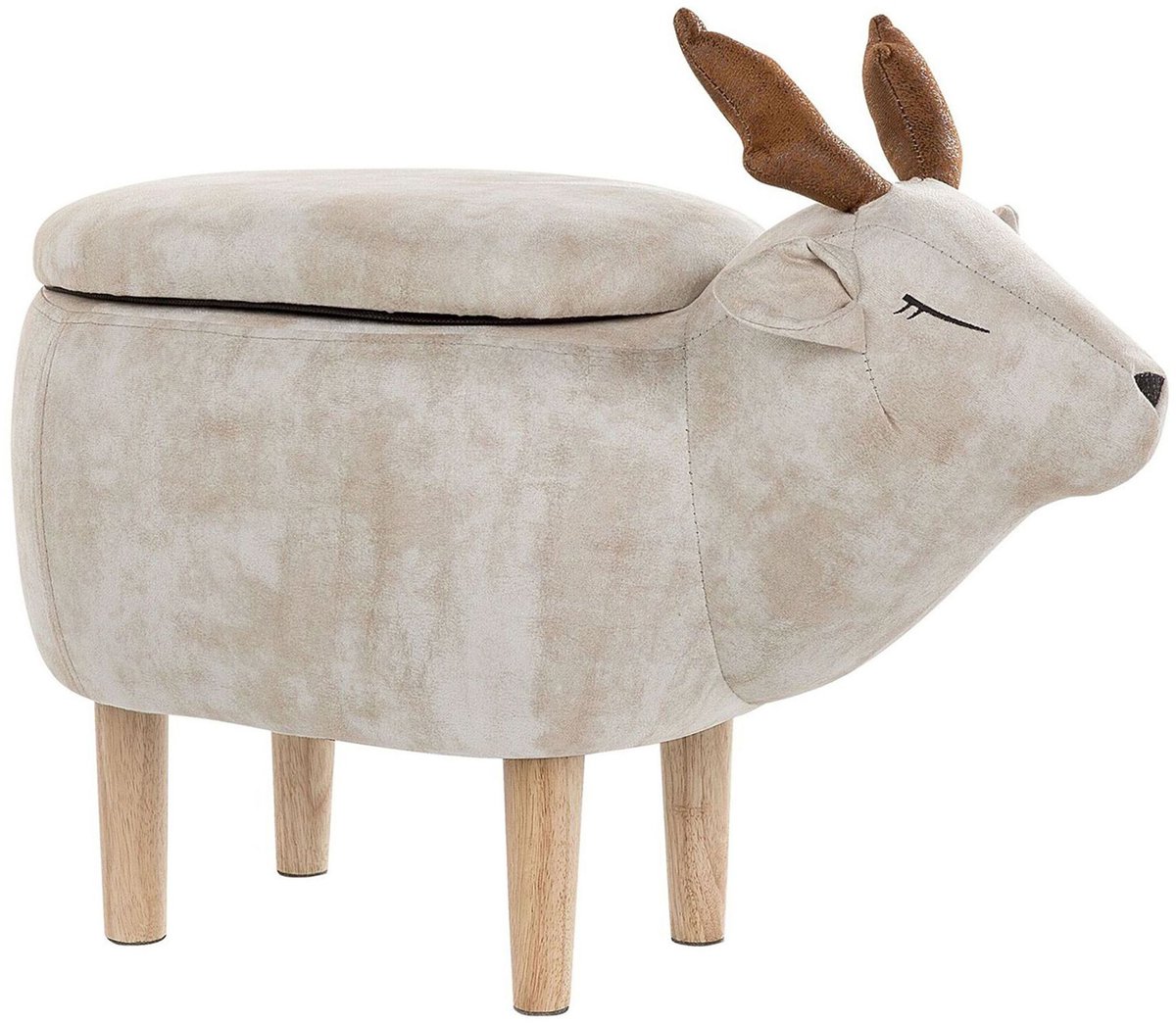 REINDEER - Hocker - Beige - Polyester
