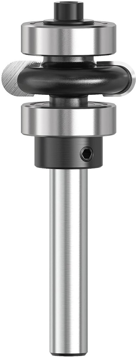 SnelShoppen - Concave radiusfrees 8 mm schacht, ronde frees voor bovenfrees, R3 houtfrees, wolfraamcarbide hardmetalen frees voor randdecoratie en hou