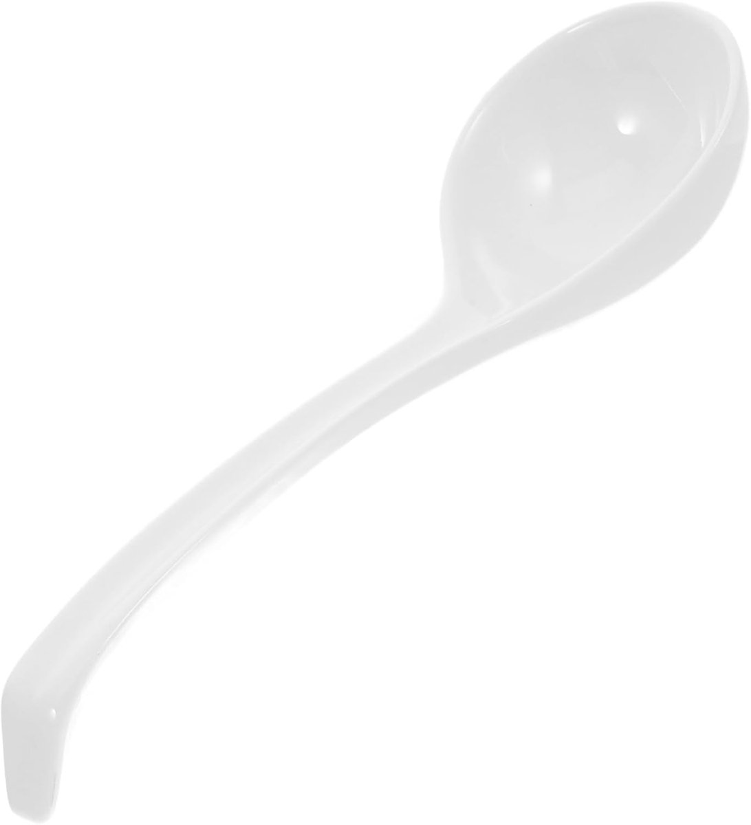 SnelShoppen - Porseleinen Soeplepel, Grote Keukenscheppen, Rijstlepel, Roerlepel voor Koken, Serveren van Chili en Sauzen, Ergonomische Handgreep, Mag