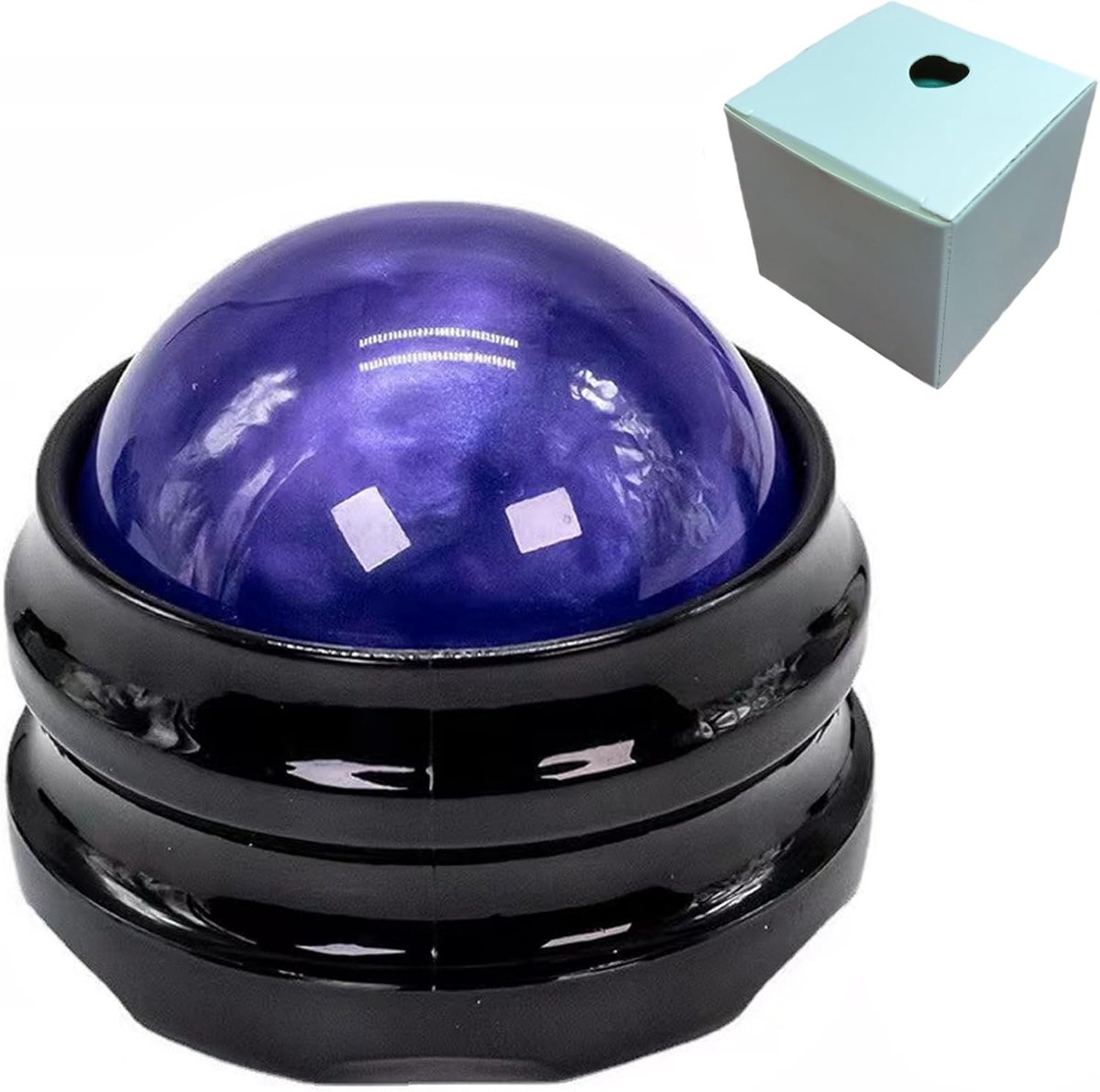 SnelShoppen - Manual Massage Ball voor Spierpijn, Massager & Therapie apparaat voor Nek, Schouders, Rug, Voeten, Diepe Weefselmassage, Stressverlichti