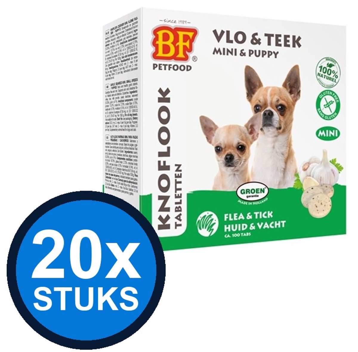 20x Biofood - Anti-vlo tabletten zeewier mini 100st