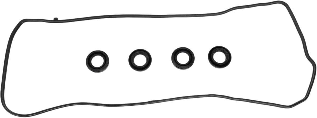 Klepdeksel Pakking voor Toyota Auris 2007-2018 - Cilinderkop, Valve Seal en Rocker Cover Set, 1.6L 1.8L, Zwart, Duurzaam en Betrouwbaar