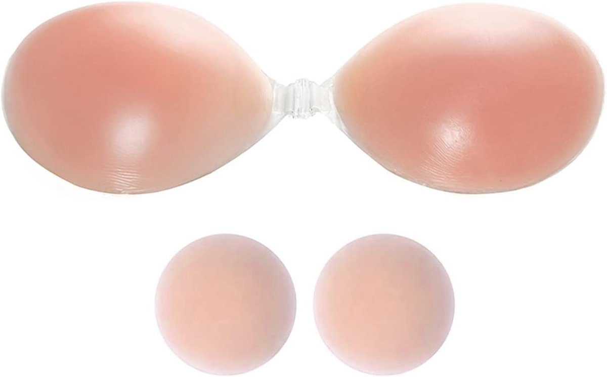 Siliconen Plak-BH met Push Up Effect - Herbruikbare Strapless BH voor Comfort en Ondersteuning