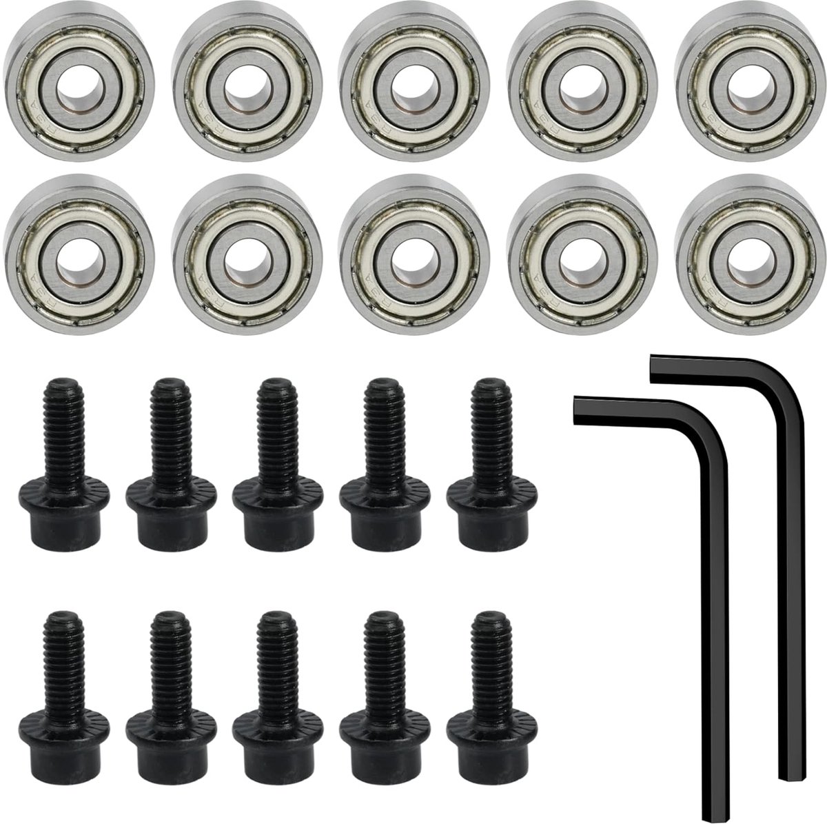 SnelShoppen - 10 Stuks Kogellagers 4,76 X 15,8 Mm Voor Freesmachines, Draaibanken, Motoren - Precisie Schroefgereedschap, Vlakfrees, Hoogwaardige Lage