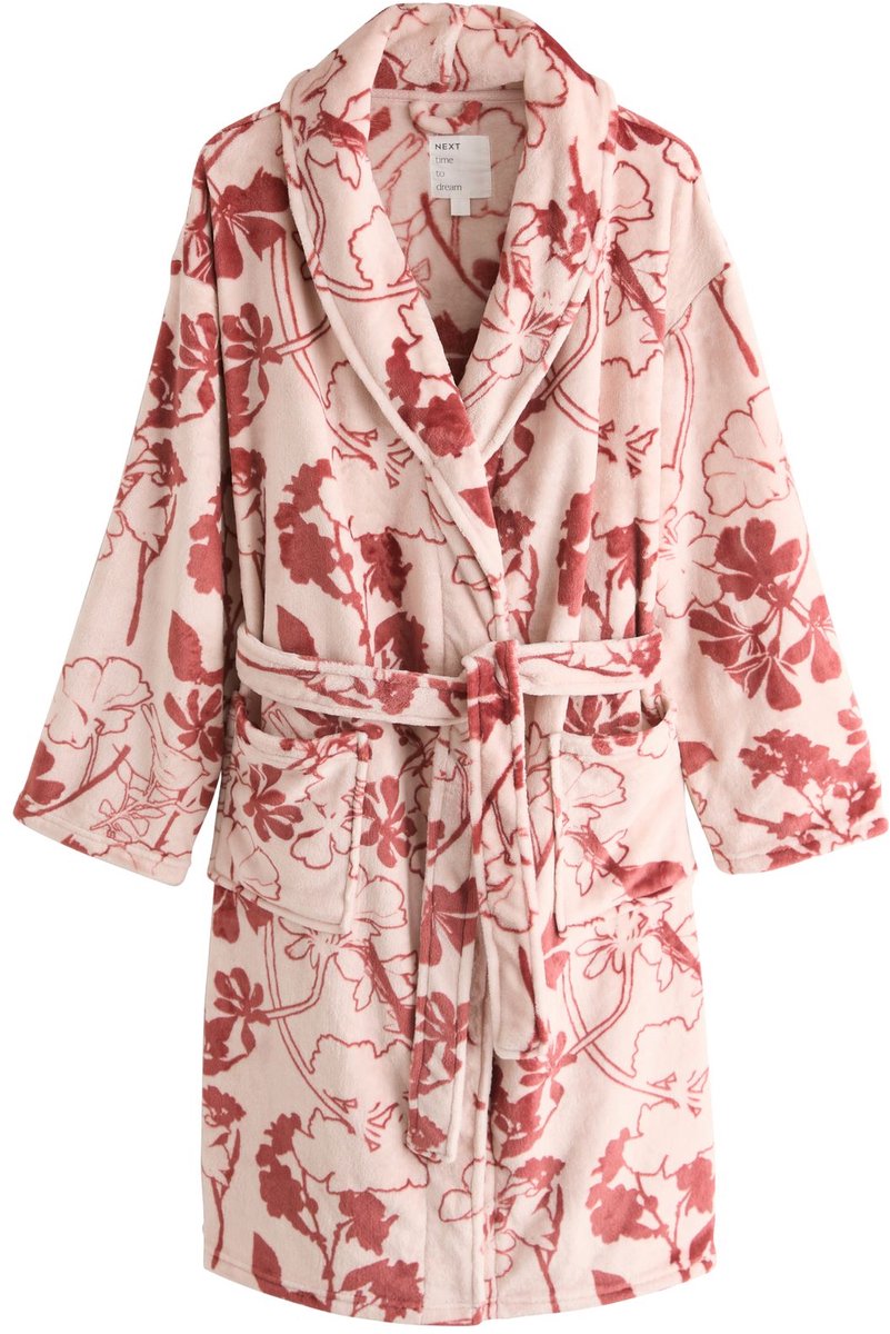 Next - Dames - Behaaglijke badjas - Roze