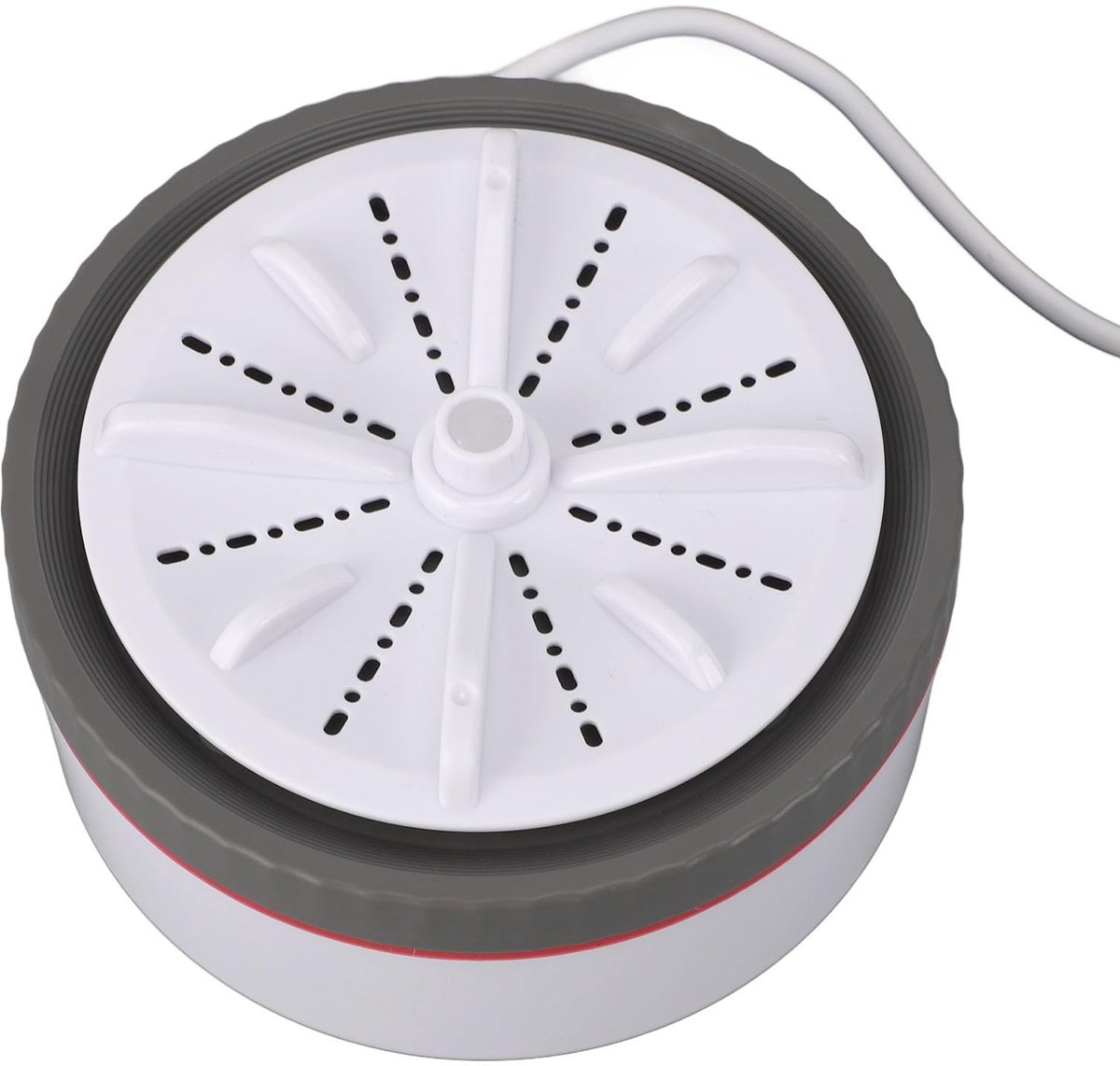 Dailygoods - Draagbare wasmachine - Mini-wasmachine voor reizen - Compact en efficiënt - Grijs - Multifunctionele vaatwasser - Ideaal voor camping en...