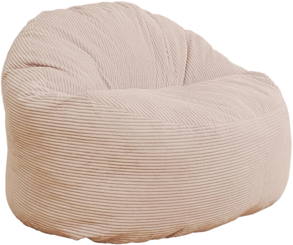 Dailygoods- Zitzak Volwassenen - Gigantische Zitzakbank - Comfortabele Schuimvulling - Corduroy Stof - Ondersteuning Onderrug - 100 cm