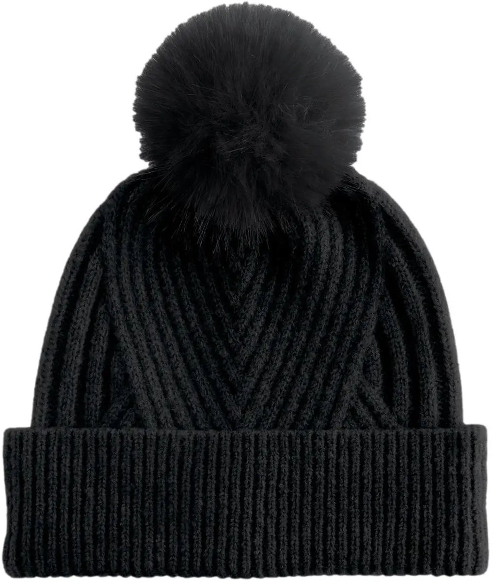 Snow Luxe Beanie - Black - One Size