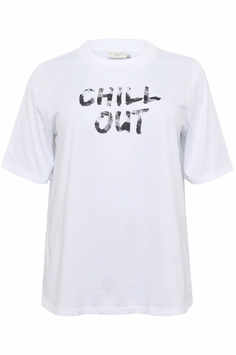 Dames-T-shirt KAFFE Curve KCViola