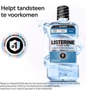 Listerine Total Care mondwater met water splash, met "Mouthwash Brand in Belgium and The Netherlands #1" sticker.