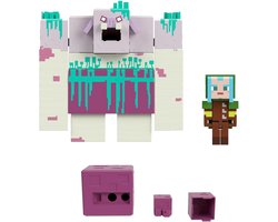 Minecraft Legends The Devoreur figuur set met 1 The Devoreur figuur, 1 Rangerfiguur en 2 accessoires, om te verzamelen, speelgoed voor kinderen, vanaf 3 jaar, HNC08