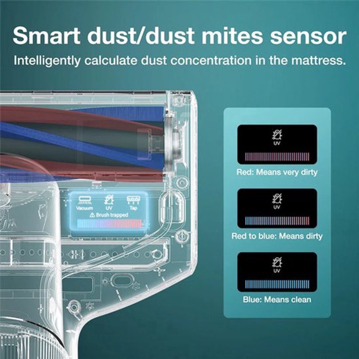 Anti Mijt Stofzuiger – Huisstofzuiger – Mijtenverwijderaar – Allergie Stofzuiger – Huisdierhaarzuiger – 700W Krachtige Motor – UV-C Licht 99,99% Bacteriedodend – Grijs – EU Variant
