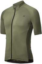 Maillot de cyclisme DANISH ENDURANCE pour homme - Manches courtes - Séchage Quick- Vert olive - 2XL