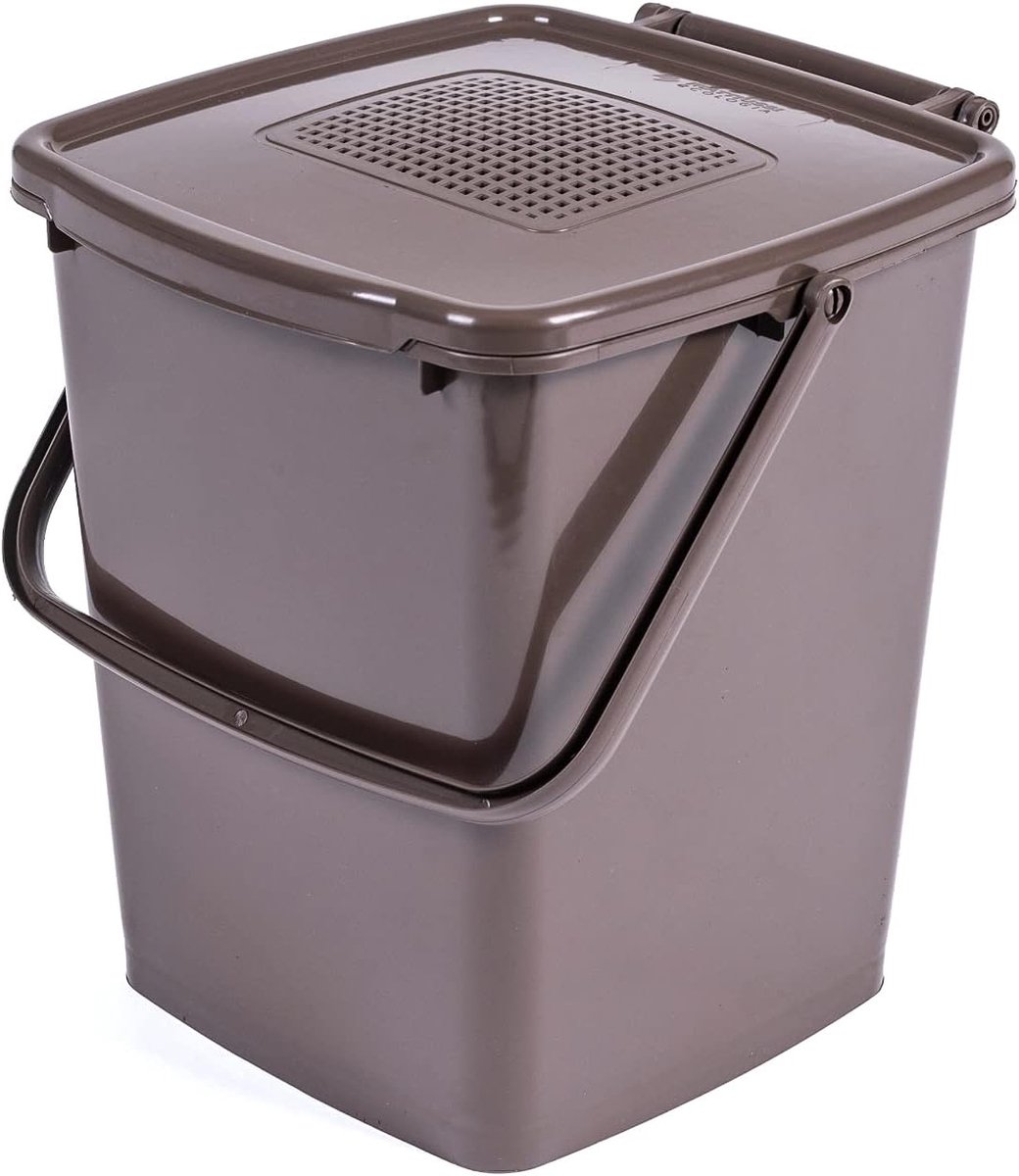 Filter 10 l + 3 geurfilters + 1 verpakking papieren zakjes voor de verzameling van organiek in de keuken