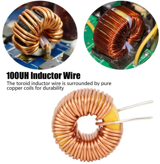 100Uh Toroïde Inductor Draad, 20Pcs 0.6mm Diameter Koperen Inductor Draad Wrap Inductie Spoelvervanging, Toroïde Kern Inductoren Voor Pcb Circuit Board — afbeelding 3