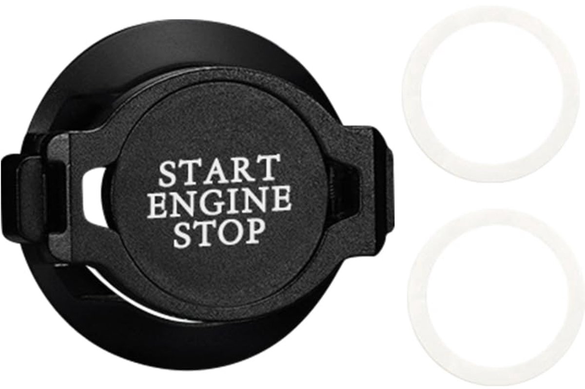 Afdekking voor autostartknop, beschermende afdekking voor startknop van zinklegering voor verschillende modellen