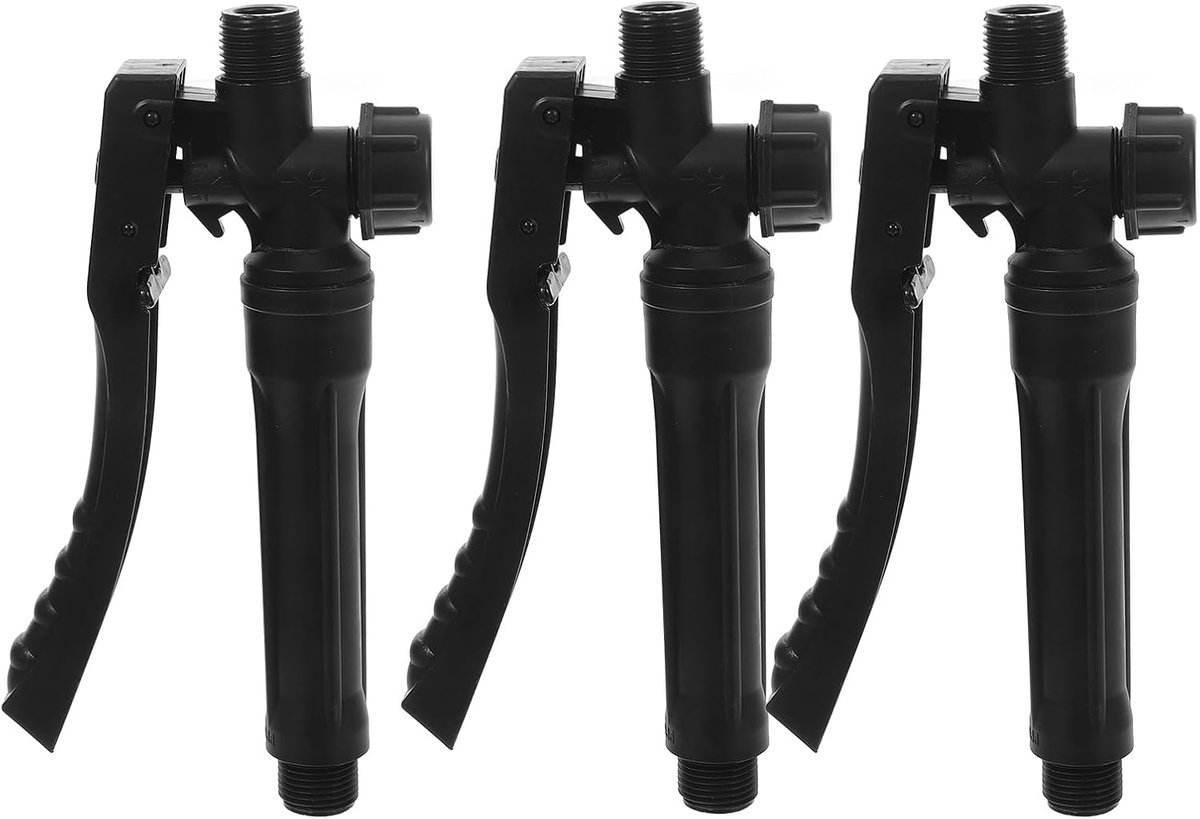 3-delige Set Sproeigreep Pompspuit Voor De Tuin Onderdelen Voor Tuinspuiten Onderdelen Voor Landbouwsproeiers Handvat Een Tuinspuit Pomp Handsproeier Zwart Pp